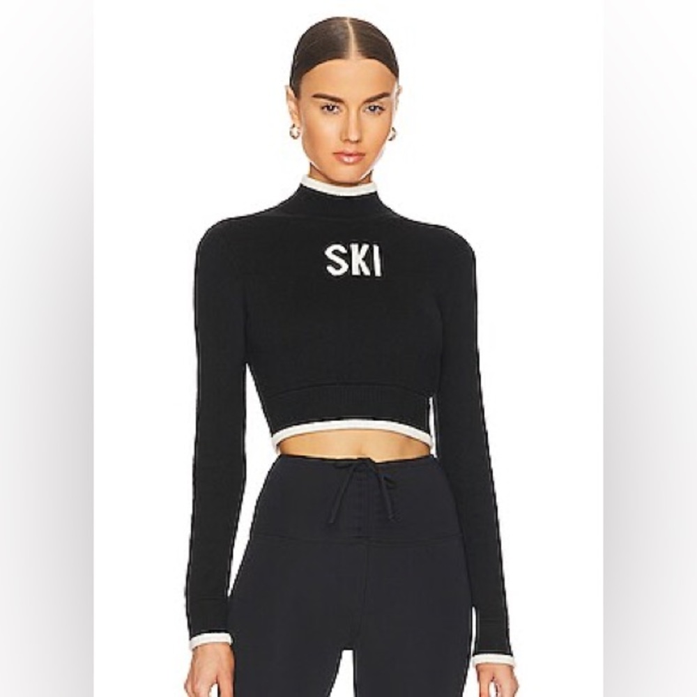NWOT year of ours cropped ski sweater